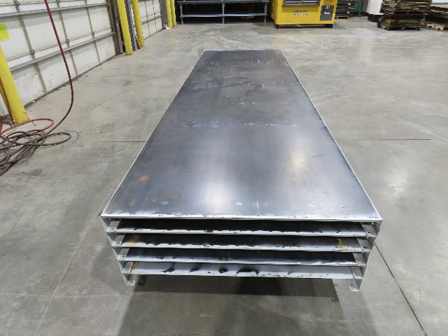 Hytrol FXG Belt Conveyor 43"x 60' White Slider Bed 12' Sections  -No Drive