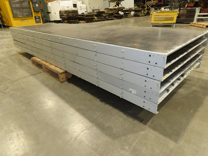 Hytrol FXG Belt Conveyor 43"x 60' White Slider Bed 12' Sections  -No Drive