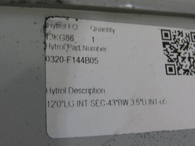 Hytrol FXG Belt Conveyor 43"x 60' White Slider Bed 12' Sections  -No Drive