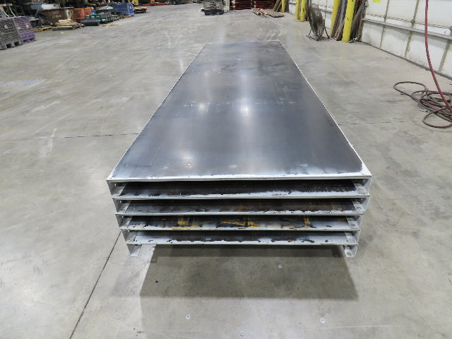 Hytrol FXG Belt Conveyor 43"x 60' White Slider Bed 12' Sections  -No Drive