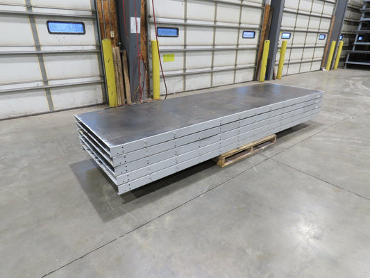 Hytrol FXG Belt Conveyor 43"x 60' White Slider Bed 12' Sections  -No Drive