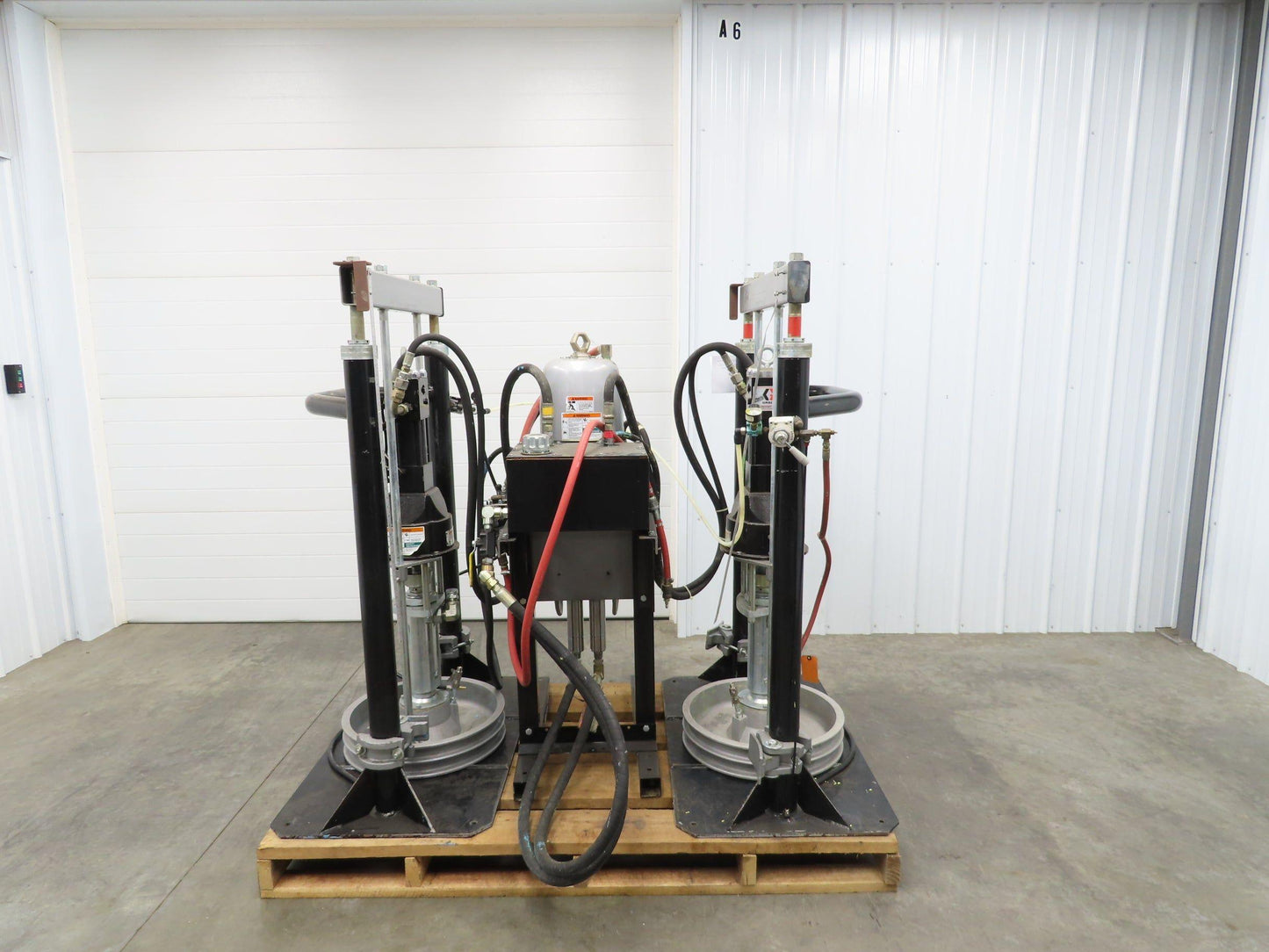 Graco Viscount II Metering Dispensing Drum Unloader Bulldog Pneumatic Hydraulic