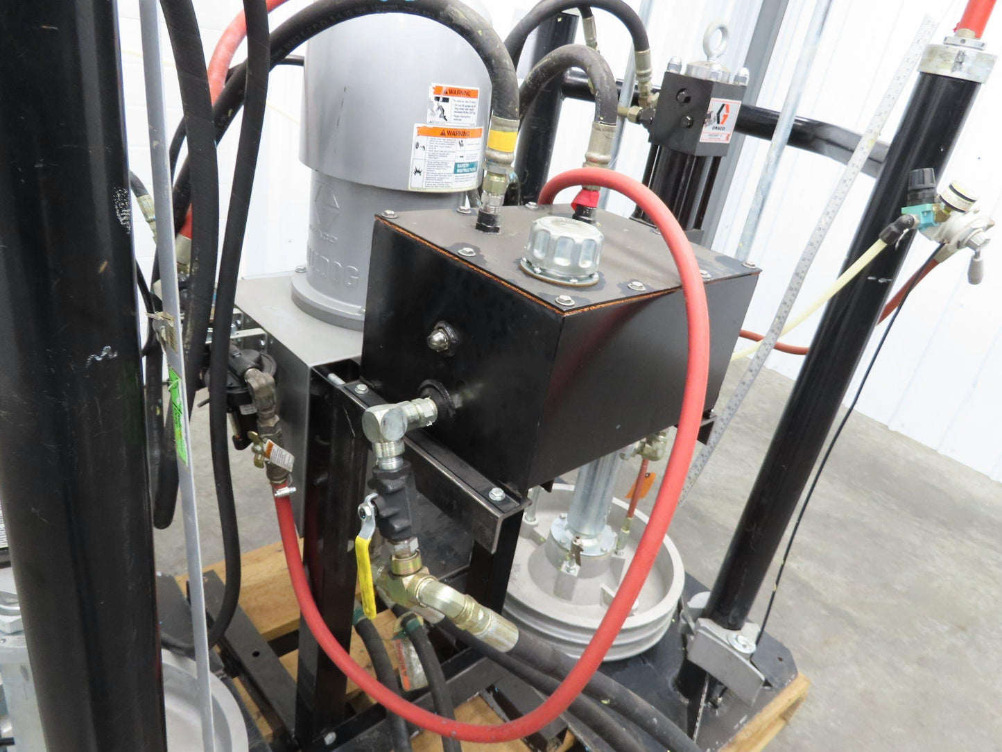 Graco Viscount II Metering Dispensing Drum Unloader Bulldog Pneumatic Hydraulic