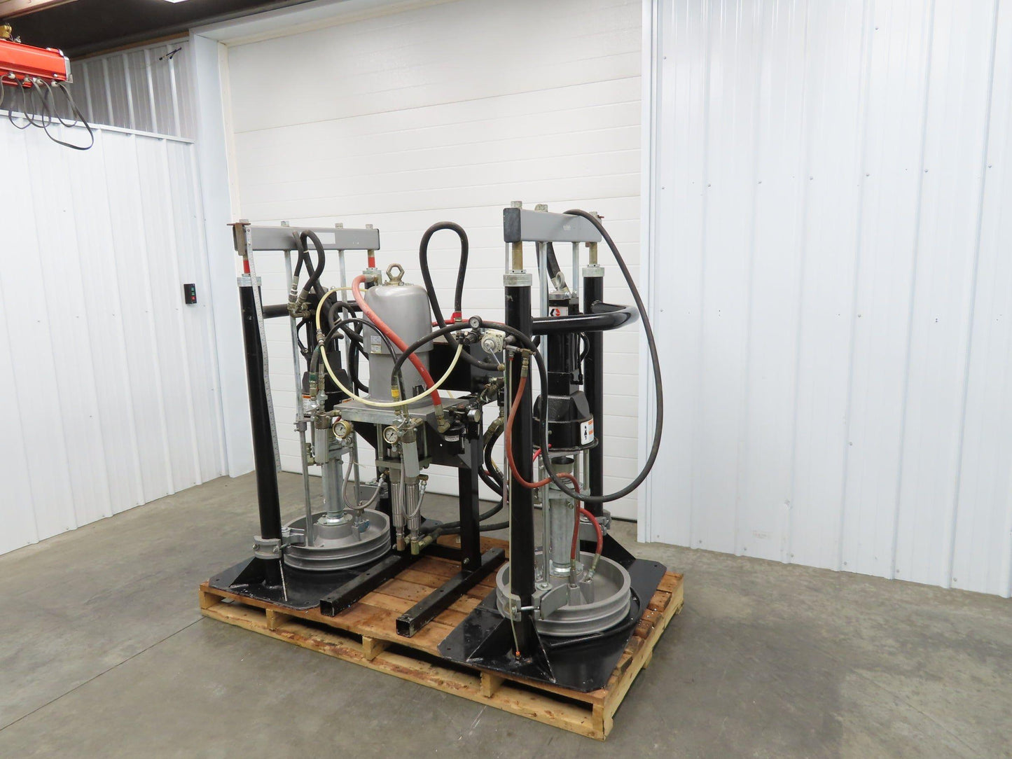 Graco Viscount II Metering Dispensing Drum Unloader Bulldog Pneumatic Hydraulic