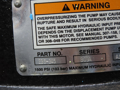 Graco Viscount II Metering Dispensing Drum Unloader Bulldog Pneumatic Hydraulic