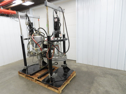 Graco Viscount II Metering Dispensing Drum Unloader Bulldog Pneumatic Hydraulic