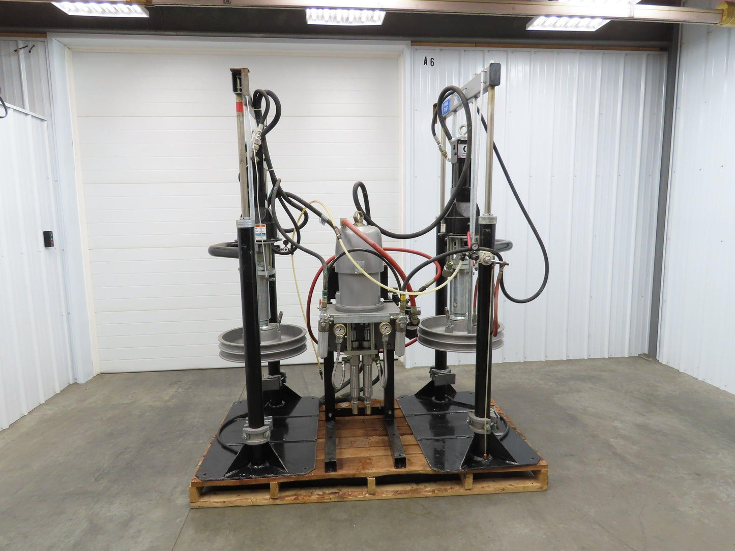 Graco Viscount II Metering Dispensing Drum Unloader Bulldog Pneumatic Hydraulic