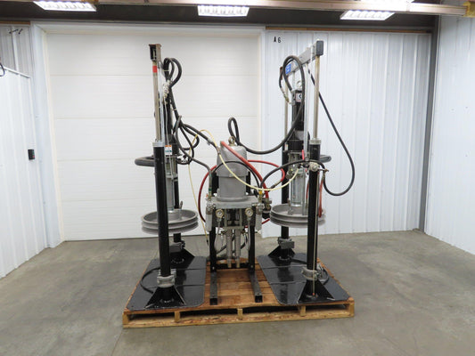 Graco Viscount II Metering Dispensing Drum Unloader Bulldog Pneumatic Hydraulic