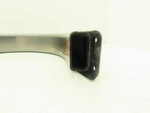 Gortube 1.5"H x 3.3"W Steel Enclosed Flexible Cable/Hose Carrier 3.25"IR 43.75"L