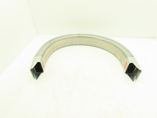 Gortube 1.5"H x 3.3"W Steel Enclosed Flexible Cable/Hose Carrier 3.25"IR 43.75"L