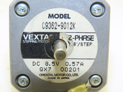 Vexta Oriental Motor C9362-9012K Stepper Motor 8.5VDC 0.57A 1.8°/Step 2 Phase