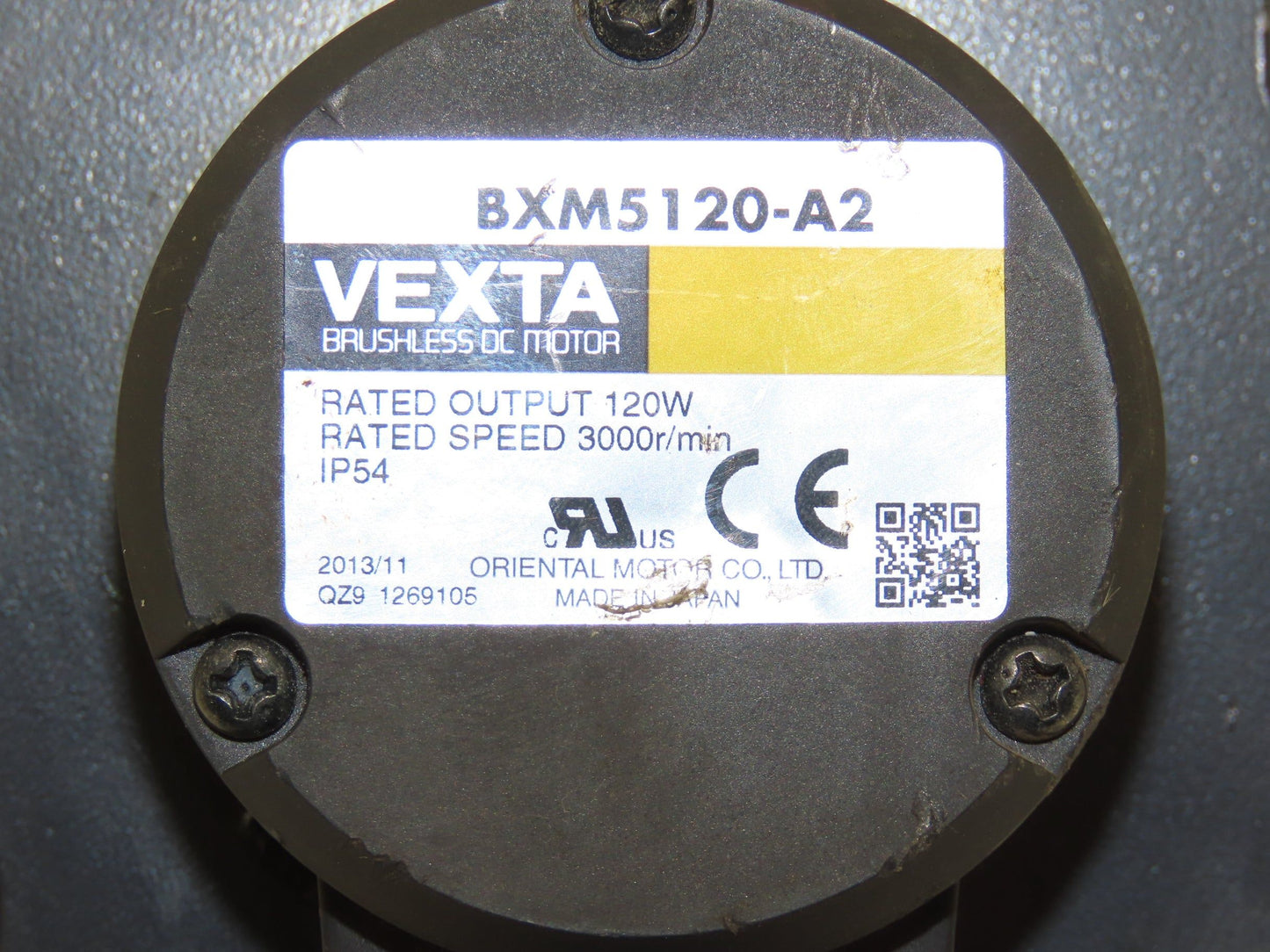 Oriental Motor BXM5120-A2 DC Brushless Motor 120W 3000rpm