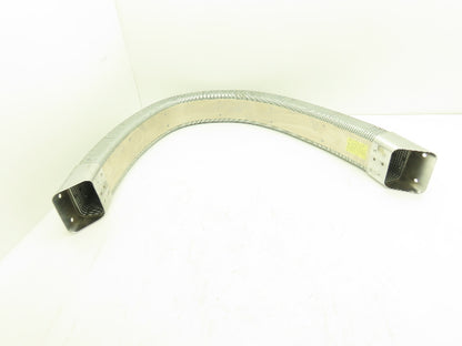 1061493 2"H x 4"W Steel Enclosed Flexible Cable/Hose Carrier 4.5"IR 54.5"L