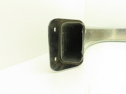 1061493 2"H x 4"W Steel Enclosed Flexible Cable/Hose Carrier 4.5"IR 54.5"L