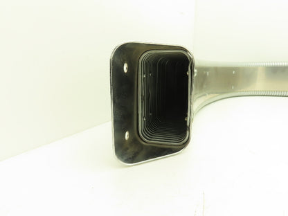 1061493 2"H x 4"W Steel Enclosed Flexible Cable/Hose Carrier 4.5"IR 54.5"L