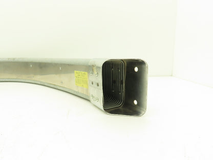 1061493 2"H x 4"W Steel Enclosed Flexible Cable/Hose Carrier 4.5"IR 54.5"L