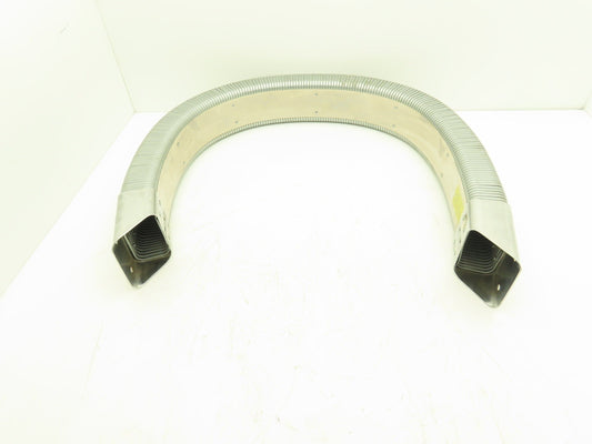 1061493 2"H x 4"W Steel Enclosed Flexible Cable/Hose Carrier 4.5"IR 54.5"L