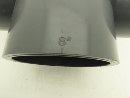 Ipex SCH 80  8" PVC Slip Tee Fitting Schedule 80 Gray ASTM D-2467