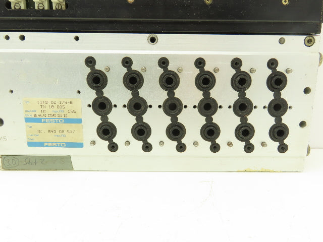 Festo IIFB-02-1/4-6 TN 18 605 Valve Terminal Manifold Fieldbus Connector 145psi