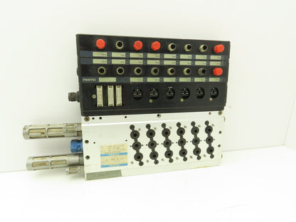 Festo IIFB-02-1/4-6 TN 18 605 Valve Terminal Manifold Fieldbus Connector 145psi