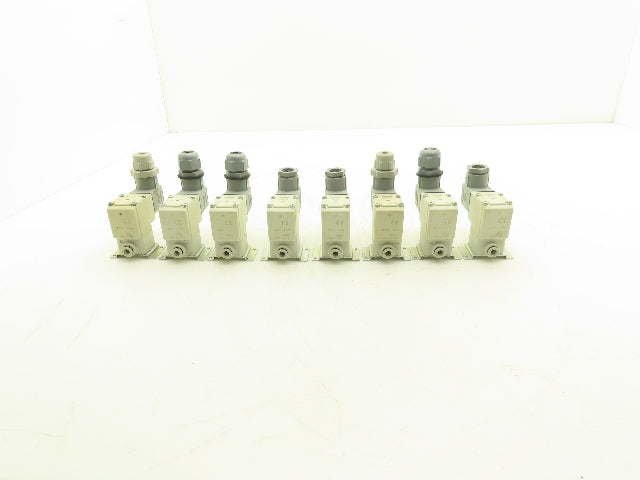 SMC VX210JG Direct Operated 2 Port Solenoid Valve 0.6MPa 3mm Orifice Lot of 8