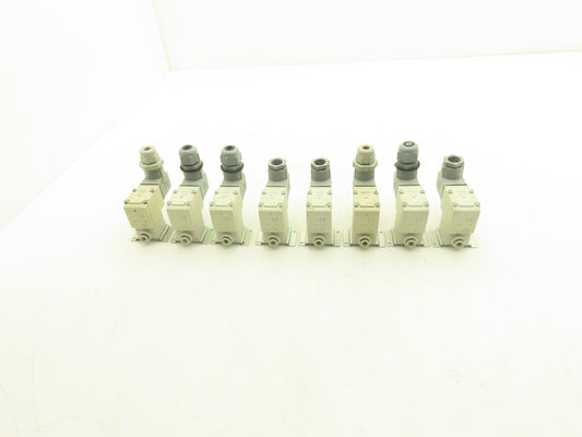 SMC VX210JG Direct Operated 2 Port Solenoid Valve 0.6MPa 3mm Orifice Lot of 8