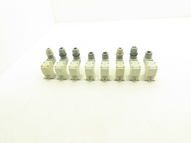 SMC VX210JG Direct Operated 2 Port Solenoid Valve 0.6MPa 3mm Orifice Lot of 8