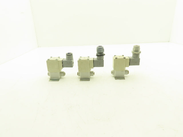 SMC VX220HG Direct Operated 2 Port Solenoid Valve 1MPa 4mm Orifice Lot of 3