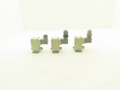 SMC VX220HG Direct Operated 2 Port Solenoid Valve 1MPa 4mm Orifice Lot of 3