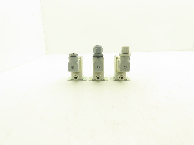 SMC VX220HG Direct Operated 2 Port Solenoid Valve 1MPa 4mm Orifice Lot of 3
