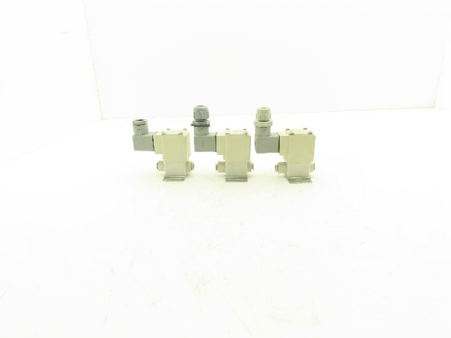 SMC VX220HG Direct Operated 2 Port Solenoid Valve 1MPa 4mm Orifice Lot of 3