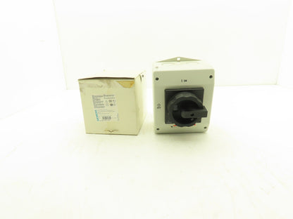 Siemens 3LD2565-1GP51-0US2 Rotary Disconnect Switch 63A 600VAC