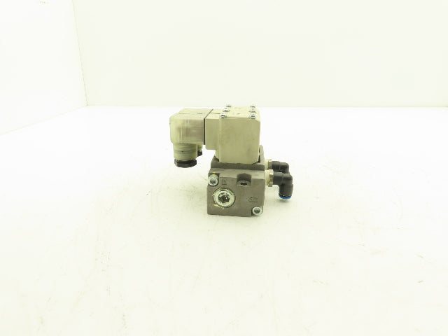 SMC Direct Operated 2 Port Solenoid Two Valve Manifold Assembly 1MPa 4mm Orifice