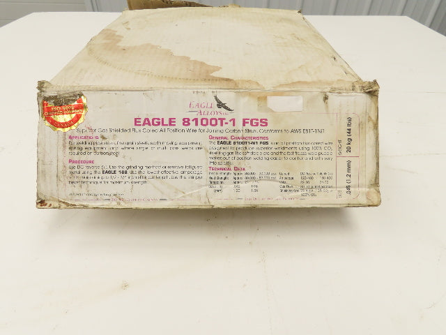Eagle Alloys 8100T-1 FGS Flux Core MIG Welding Wire .045" x 44Lb Spool