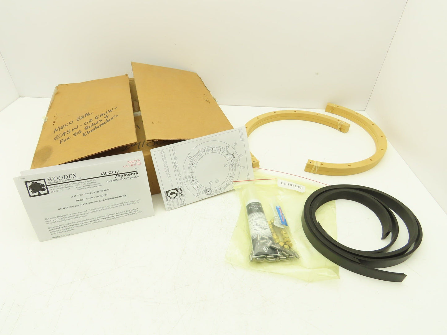 Woodex MECO EASW/EAUW Shaft Seal Kit CS-1871-KS  *Incomplete*