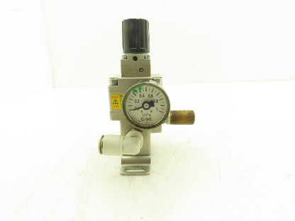 SMC VEX1333-02-BG Pneumatic Air Power Valve Precision Regulator 145psi w/Gauge