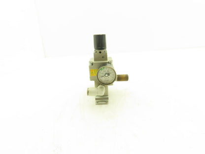 SMC VEX1333-02-BG Pneumatic Air Power Valve Precision Regulator 145psi w/Gauge