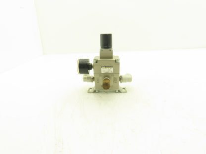 SMC VEX1333-02-BG Pneumatic Air Power Valve Precision Regulator 145psi w/Gauge