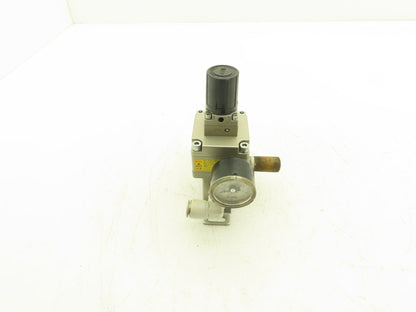 SMC VEX1333-02-BG Pneumatic Air Power Valve Precision Regulator 145psi w/Gauge