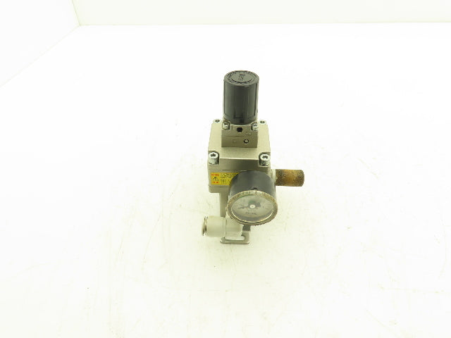 SMC VEX1333-02-BG Pneumatic Air Power Valve Precision Regulator 145psi w/Gauge