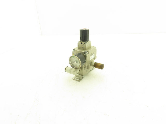 SMC VEX1333-02-BG Pneumatic Air Power Valve Precision Regulator 145psi w/Gauge