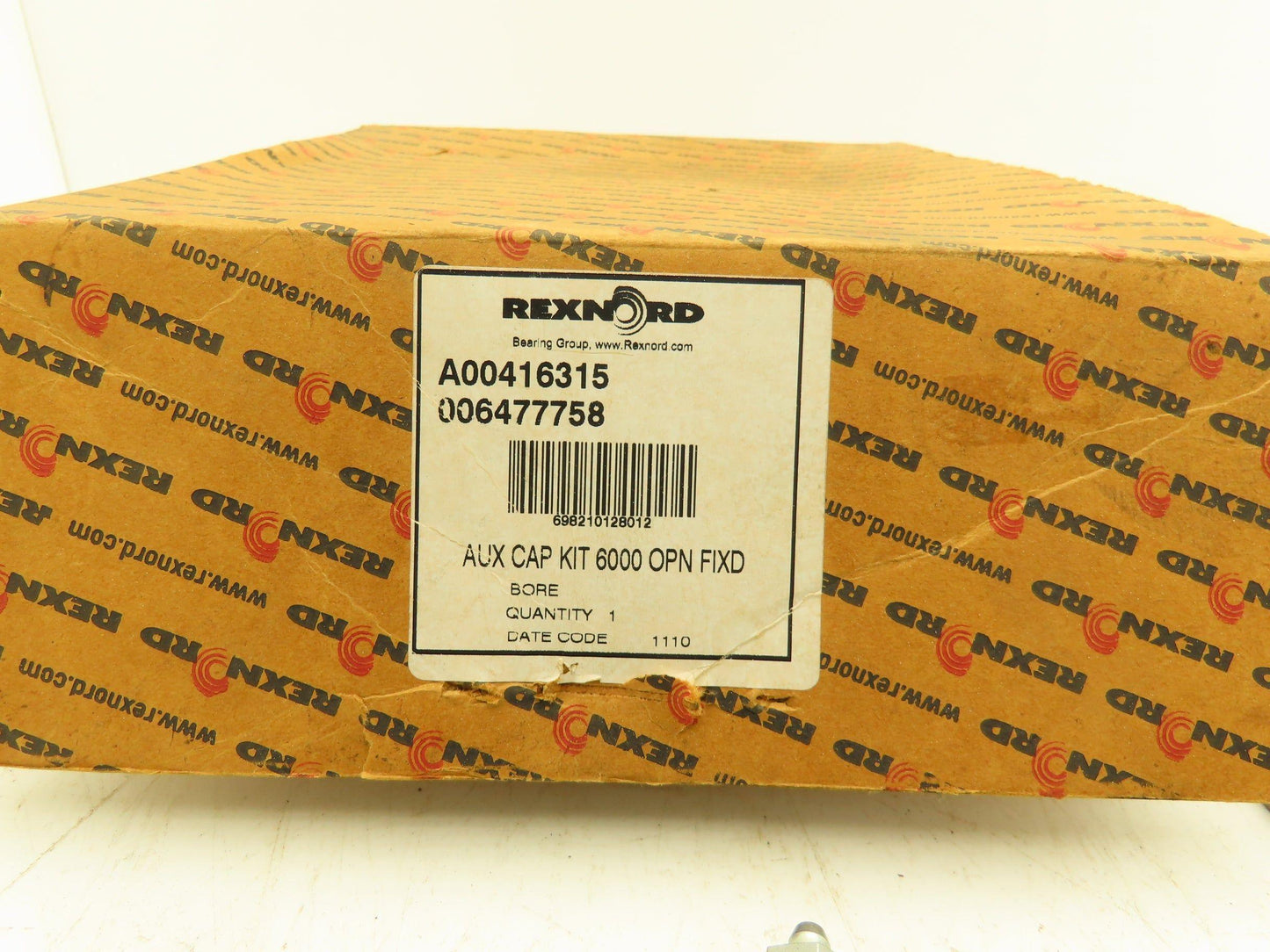 Rexnord A00416315 Aux Bearing Cap Kit Open Fixed 3-15/16" 6000 Series