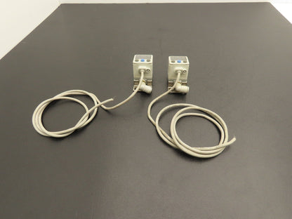 SMC ISE40A-W1-Y Digital Pressure Switch 12-24vdc 0-145psi Lot of 2