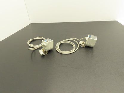 SMC ISE40A-W1-Y Digital Pressure Switch 12-24vdc 0-145psi Lot of 2