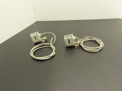 SMC ISE40A-W1-Y Digital Pressure Switch 12-24vdc 0-145psi Lot of 2
