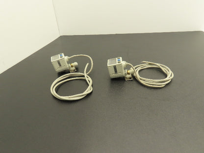 SMC ISE40A-W1-Y Digital Pressure Switch 12-24vdc 0-145psi Lot of 2