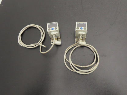 SMC ISE40A-W1-Y Digital Pressure Switch 12-24vdc 0-145psi Lot of 2