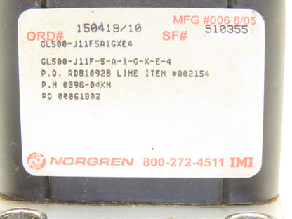 Norgren GL500-J11F5A1GXE4 Pneumatic Gripper Clamp 0396-04KN