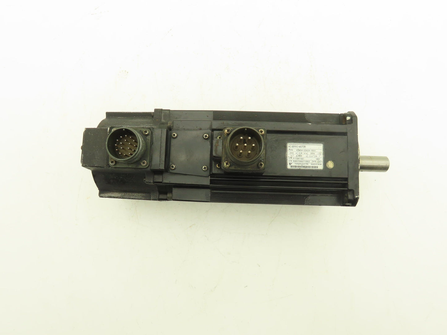 Yaskawa SGMSH-20A2A-YR21 AC Servo Motor 2000W 3000rpm 200VAC w/Encoder