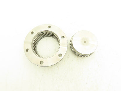 Ameridrives F-202 Gear Coupling 4" Hub & Sleeve Assy 7" Flange RSB Stock Bore